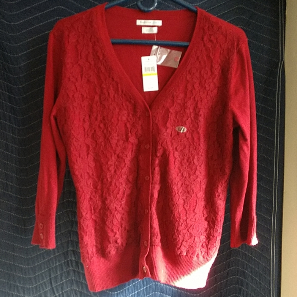 Button down sweater